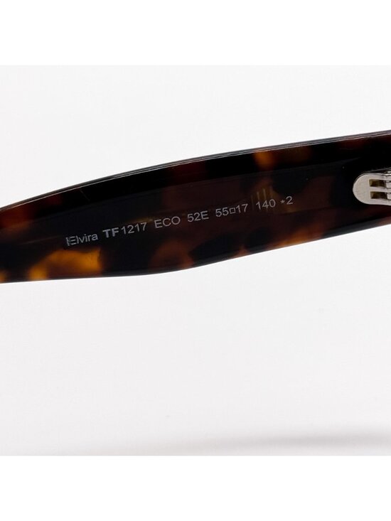 NEW TOM FORD ELVIRA SUNGLASSES TF1217 52E CAT EYE HAVANA WOMEN EYEWEAR FT1217 main image 8
